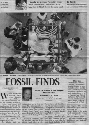 Fossil Finds, OC Register 2